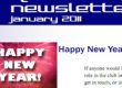 Cover of our January 2011 Newsletter