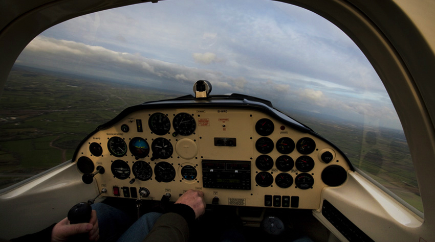 Pilot's view of EI-WFD