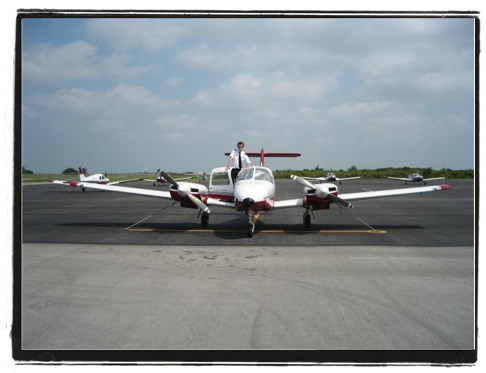 Club member and now Senior First Officer at Aer Lingus Regional, Seán Ó Gríofa
