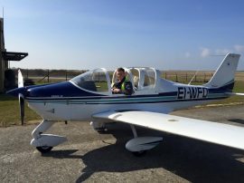 Dean Walsh after his first solo in EI-WFD