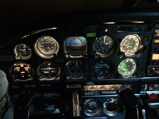 Night flying in Waterford in EI-DJM