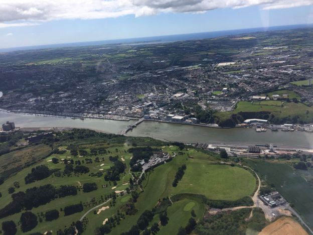 Waterford city from the air