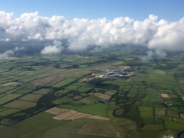 Aerial view of Waterford Airport