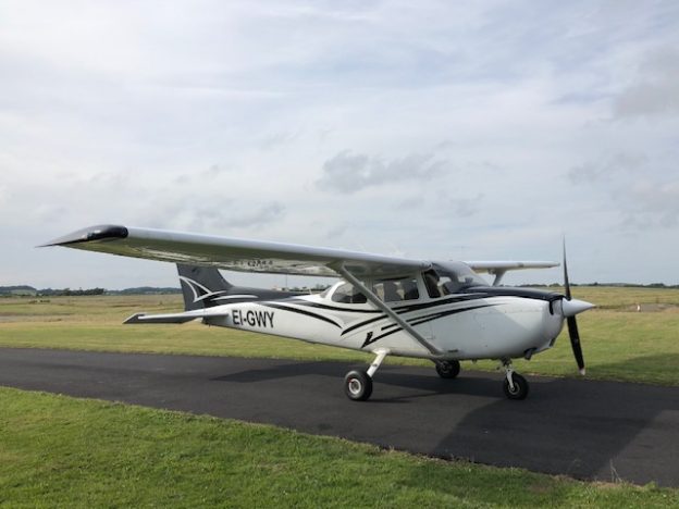 C172 EI-GWY on the club taxiway
